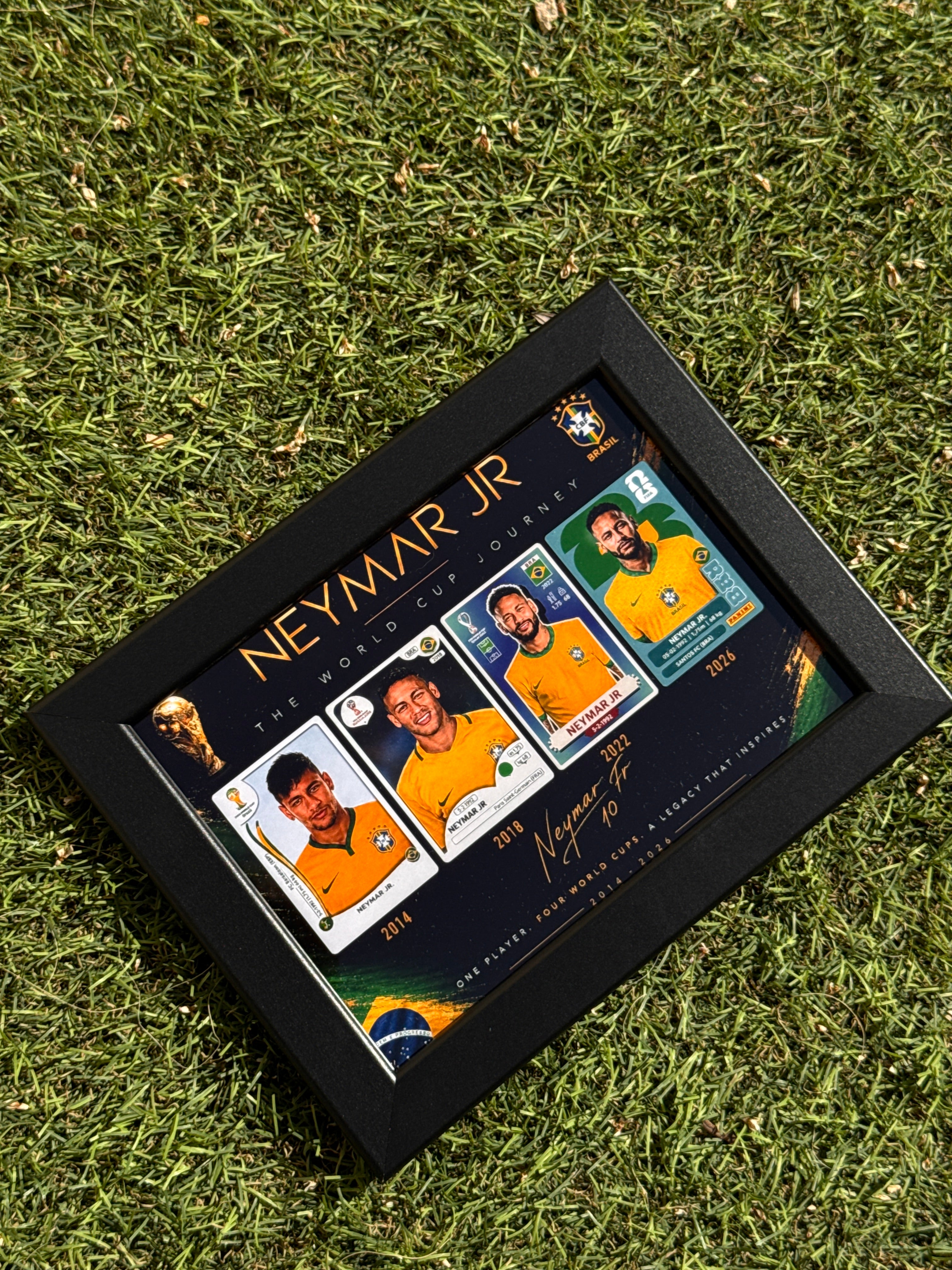 Neymar Jr. “The World Cup Journey” framed print 13x18