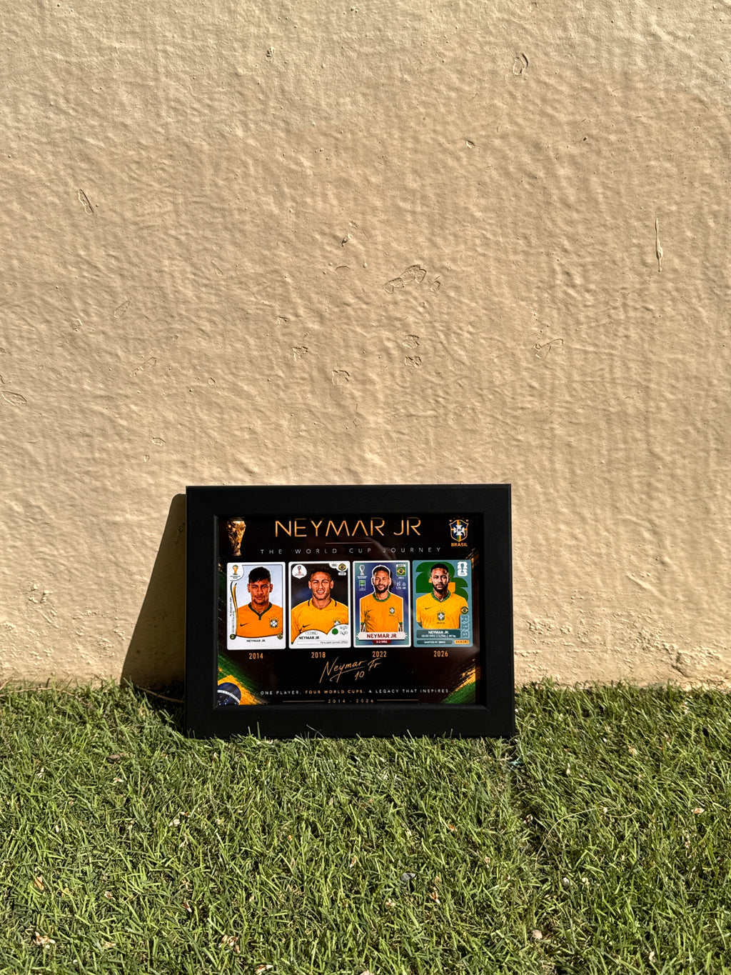 Neymar Jr. “The World Cup Journey” framed print 13x18