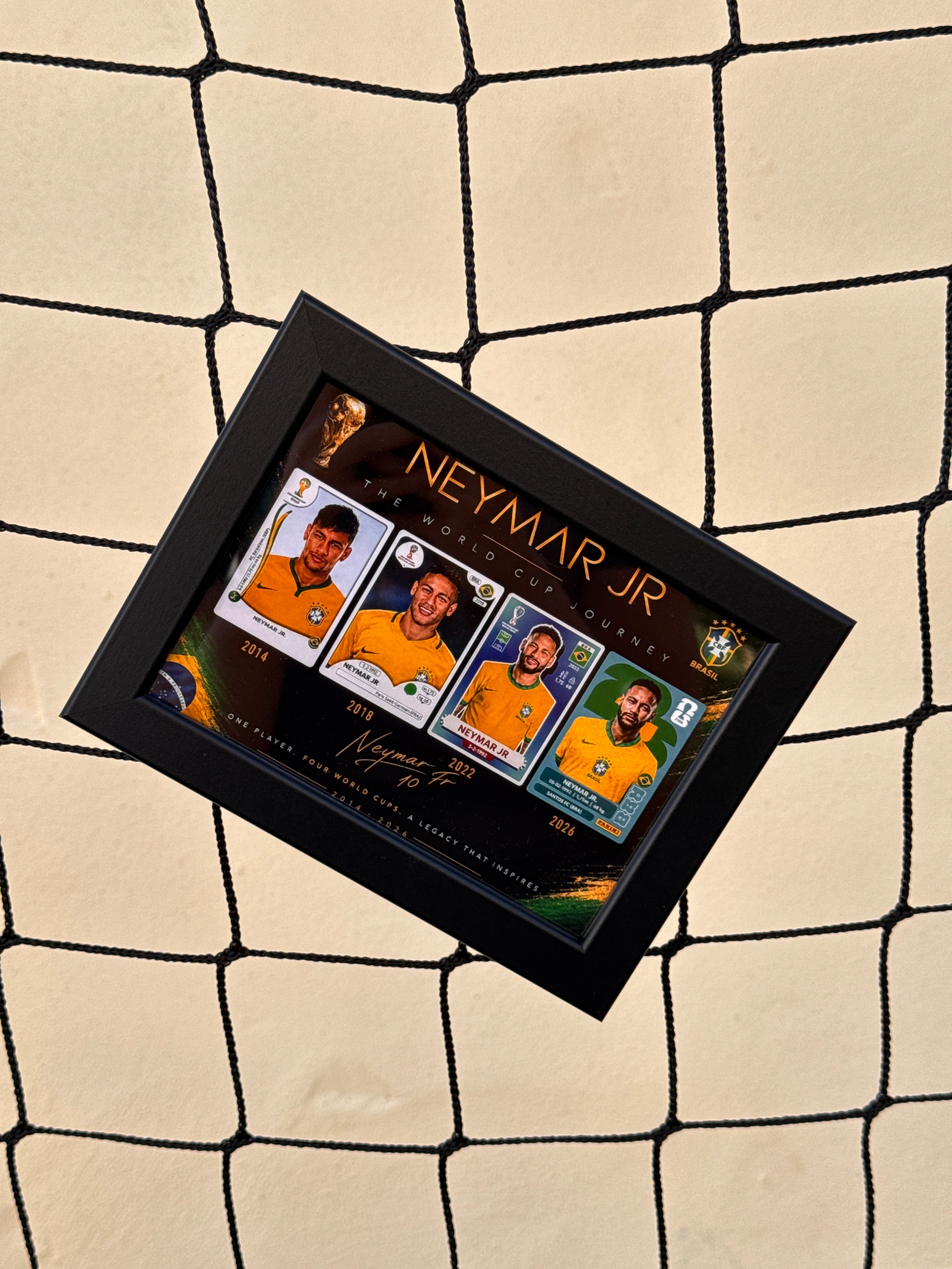Neymar Jr. “The World Cup Journey” framed print 13x18